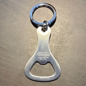 Coach Metallic Keychain Bottle Opener